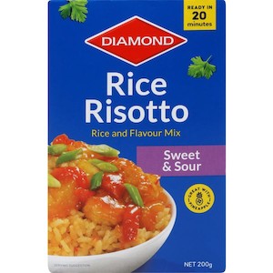 Pasta Noodles Rice: Diamond Rice Risotto Sweet & Sour 200g