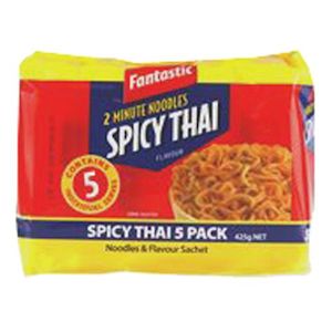 Pasta Noodles Rice: Fantastic 2 Minute Noodles Spicy Thai 425g