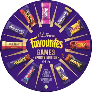 Cadbury Favourites Games Sports Edition 549g