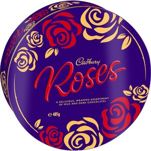 Cadbury Roses Chocolates Tin 485g