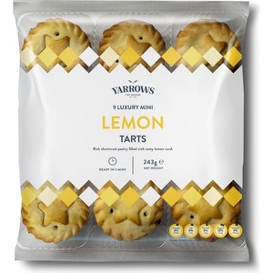 Biscuits: Yarrows Luxury Mini Lemon Tarts 9pack