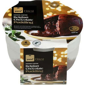 Biscuits: Pams Finest Belgian Chocolate Pudding 500g