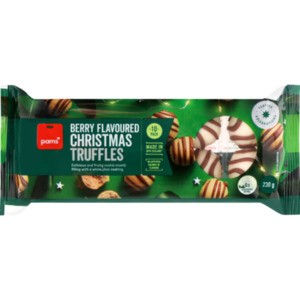 Pams Berry Flavoured Christmas Truffles 250g