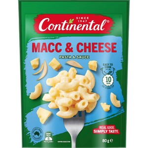 Grocery: Continental Pasta Macc & Cheese 80g