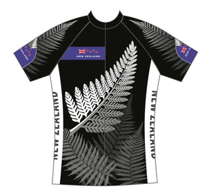 NZ Cycle Jersey- Silver Fern Kiwicycling
