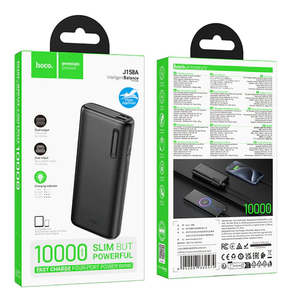 Frontpage: 2A Slim Power Bank with Charging Indicator, Dual Input, Dual USB-A Output (10000mAh) (J158A)