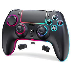 Frontpage: AFMVV Wireless Controller for PS5 with RGB LED, Turbo & Dual Vibration