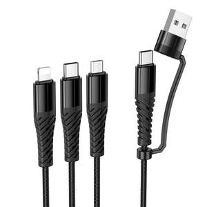 Our Best Sellers: 6-in-1 Nylon Braided Universal Multi-Charging Cable (X123)