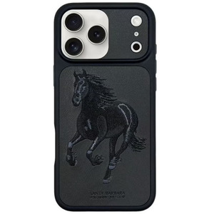Our Best Sellers: Santa Barbara Boris Series Leather Case-Black-iPhone