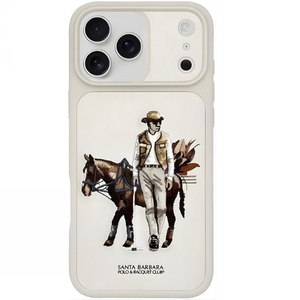 Our Best Sellers: IPhone Genuine Leather  Santa Barbara Polo  Cover - Beige