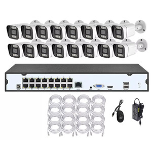 Home Security: 16 channel 5mp poe colour night vision