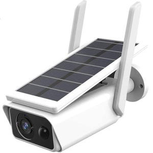 Home Security: Outdoor Solar Security Camera Wireless WiFi Night Vision PIR Detection Dual-Way Audio IP66 Waterproof for Home Surveillance
