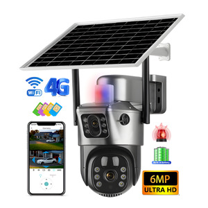 V380 Pro Dual Lens Alarm Linkage 6MP Solar Battery Powered Wifi Ptz Camera Outdo&hellip;