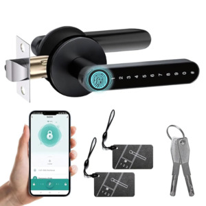 Home Security: Smart Fingerprint Door Handle  Lock