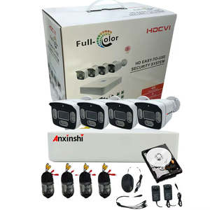 Home Security: 4 Channel Dvr Camera kit with Harddrive