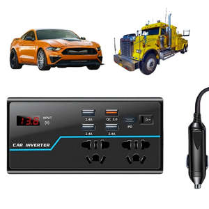 Automobile Accessories: Car/Truck Power Inverter High Efficiency Car Inverter 12V/24V to 110V/220V