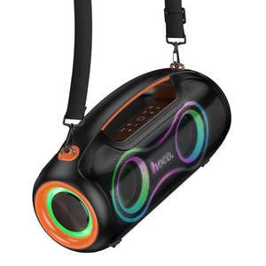 Entertainment Speakers: 600W Bluetooth Party Speaker with 2 Wireless Microphones, RGB Light, 6000mAh Battery, IPX5 Waterproof (DS67)