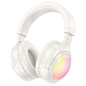 Entertainment Speakers: Bluetooth Headset w/ 46 Hours, RGB Light (W48)
