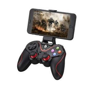 Entertainment Speakers: V8 Wireless Game Controller for Windows 7/8/10 PC/iPhone/Android/ PS3, Dual Shock USB Bluetooth Mobile Phone Gamepad Joystick for IOS Games