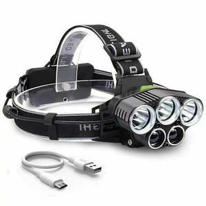 Camping: Rechargeable LED Headlamp