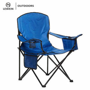 Folding Camping Chair - With Arms and Drink Holder