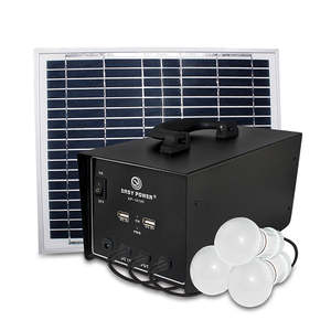 Camping: Portable Solar Power System(220V) for Lighting 12V 12AH Solar Panel Charging Home use with lights