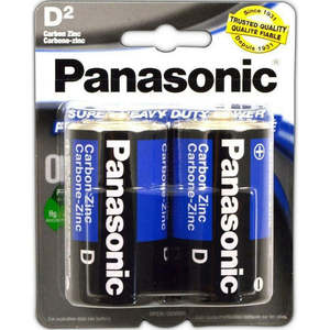 Mobile Case Screen Protectors: Panasonic D Batteries 2pc