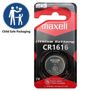 Mobile Case Screen Protectors: Maxell CR1616 3V Lithium Coin Button Battery