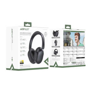 Premium Wireless Headset with -48dB Hybrid ANC Noise Cancellation, 80 Hours (H12)