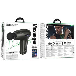 Mini Portable Quiet Electric Massage Gun with Smart LED Display (HP51)