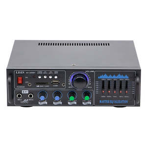 Frontpage: High-power Metal for Amplifier 2.0 Channel USB Drive Card Slot Radio Audio Karaoke Public Address System