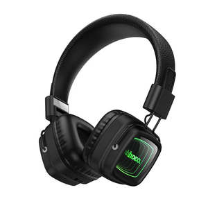 Mobile Accessories: Leather Bluetooth Headset with Mirror LED Light, Gen 6.0 Bluetooth (W72)