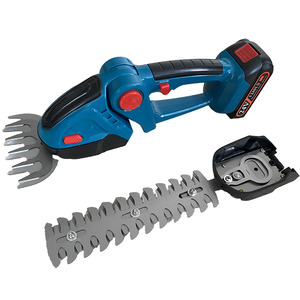 Frontpage: 24V Rechargeable Battery Cordless Grass Shear 2-in-1 Handheld Hedge Cutter Tool Electric Shrub Trimmer