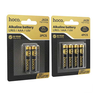 Our Best Sellers: AAA Alkaline Battery LR03 - 2pcs/4pcs Pack (JA2A/B)