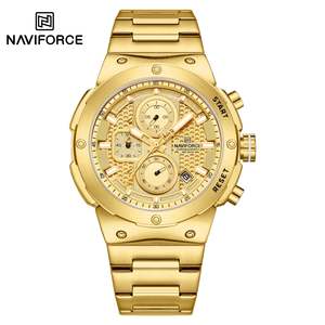 Our Best Sellers: NAVIFORCE 8072 Men's Business Quartz Watch - Stainless Steel, Waterproof