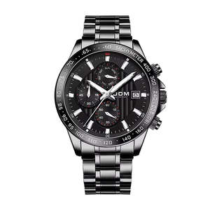 Our Best Sellers: DOM Men's Sports Quartz Watch - Stainless Steel, 30M Water Resistant