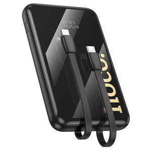 Mobile Accessories: 22.5W PD+QC Power Bank w/ 2 Built-in Cables, LED % Display (10000mAh) (Q37)
