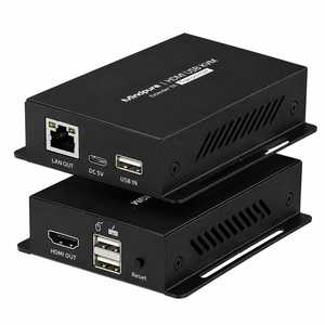 4K HDMI+USB 150M range KVM Extender by cat6 cable