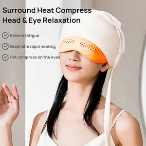 Frontpage: Head Massager for Headaches, Eye Massager with Heat, Head and Eye Massage for Stress Relief Fatigue, Ideal for Rest & Relaxation