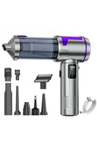 Frontpage: Car Vacuum Cleaner Handheld Foldable Rechargeable High Power Suction Blowing Integrated Dust Blower