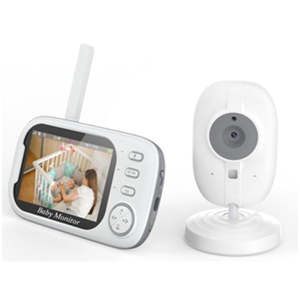 Frontpage: Video Baby Monitor with 3.5-Inch LCD Screen – Night Vision & Two-Way Audio