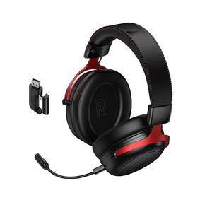All: Premium Gaming Headset with Wired & Wireless Modes, Low Latency, Omnidirectional Detachable Microphone (W116)