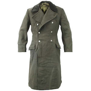 East German Army Surplus: East German Grey Wool Overcoat