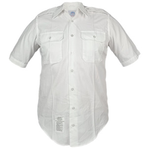 New: USGI White Short Sleeve Service Dress Shirt