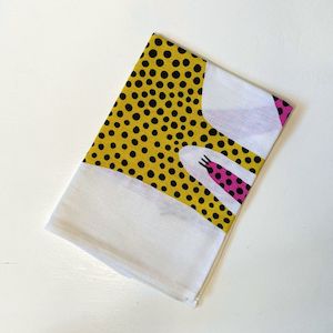 Tea Towel: Cheetah Tea Towel (Linen & cotton blend) *** REDUCED TO CLEAR - 15% OFF! ***