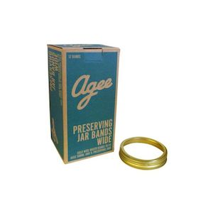 Agee: Agee Wide Mouth Screw Bands *** REDUCED TO CLEAR - 60% OFF! ***