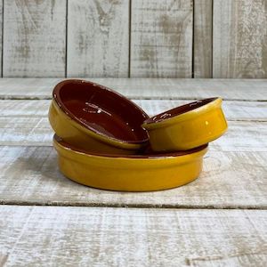 Kitchen Ceramics: Spanish Terracotta Coloured Tapas Dishes (4 colours, 3 sizes) *** REDUCED TO CLEAR - 15% OFF! ***