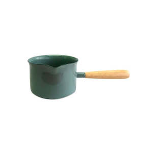 Falcon Enamelware: Dishy Enamel Gravy Pot - Tarragon