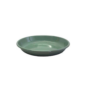 Dishy Enamel Pasta Plate - Tarragon
