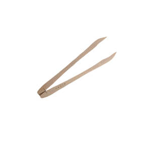 Dishy Olivewood Pickle Tongs